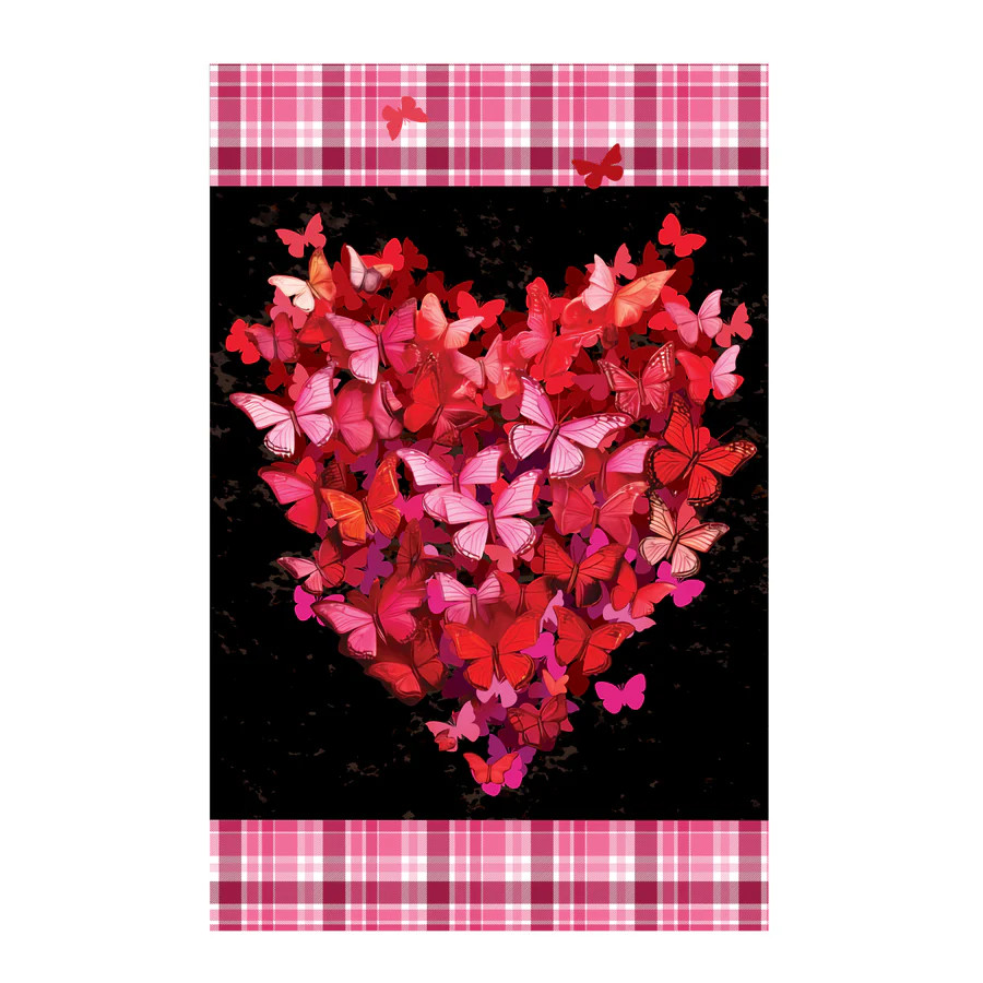 Evergreen Gingerbread Home Garden Flag - Thumbnail 4