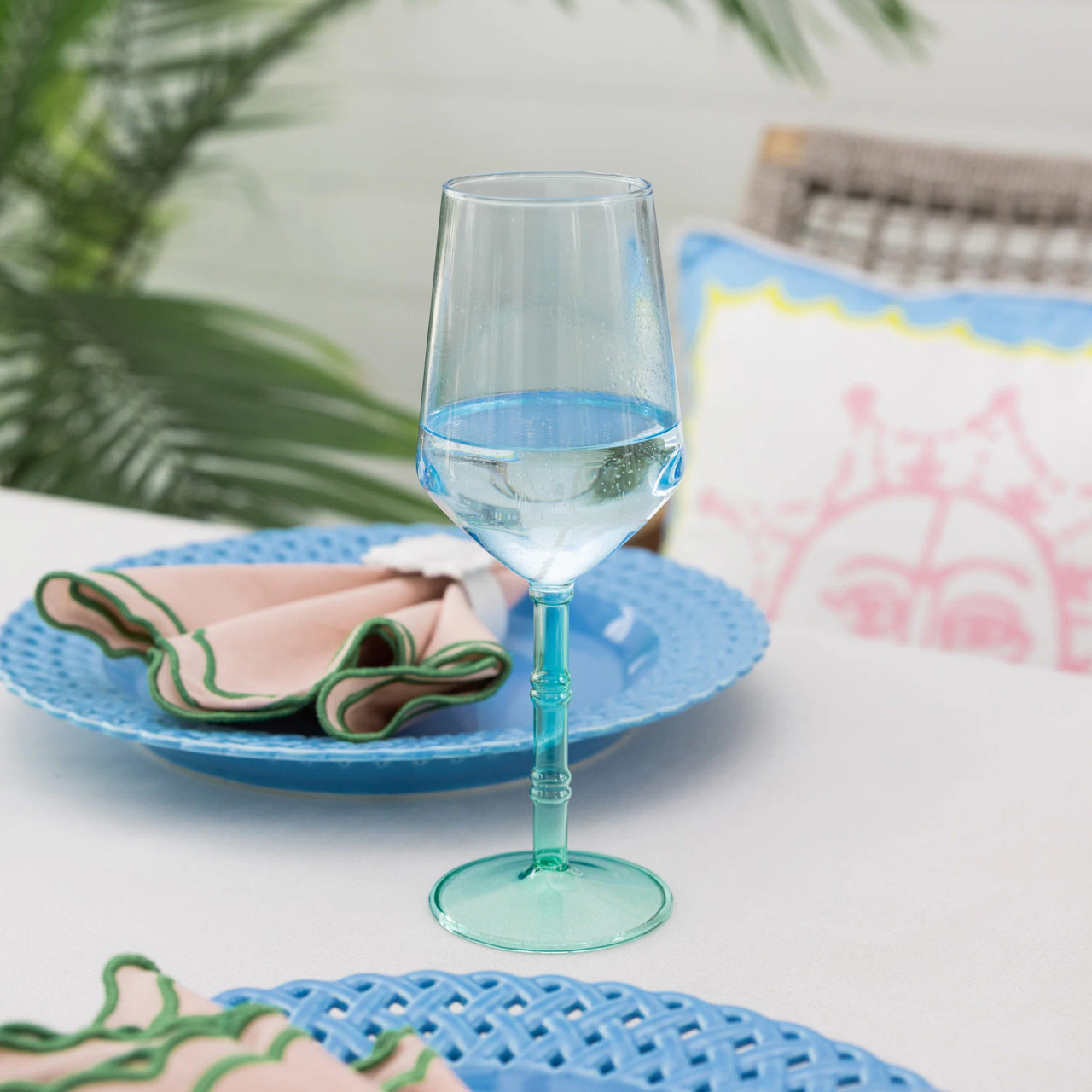 Lilly Pulitzer Wine Glass - Thumbnail 2