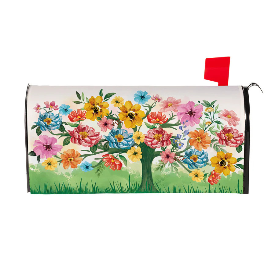 Evergreen Gerbera Mailbox Cover