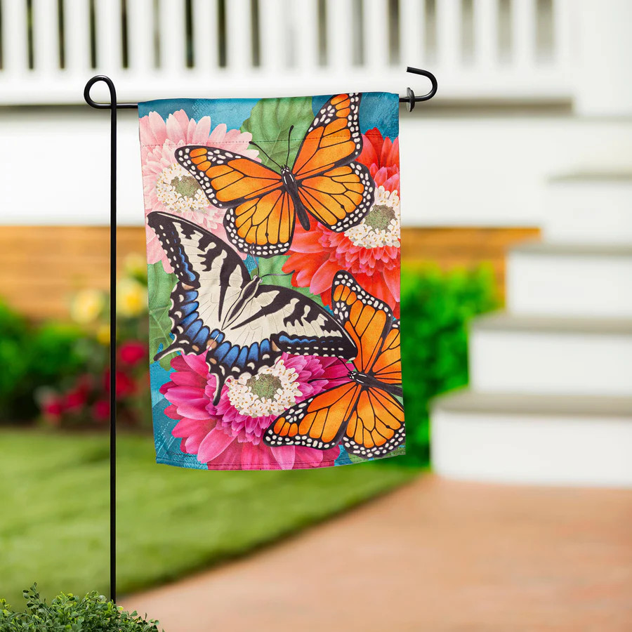 Evergreen Mother Monarch Garden Flag - Thumbnail 3