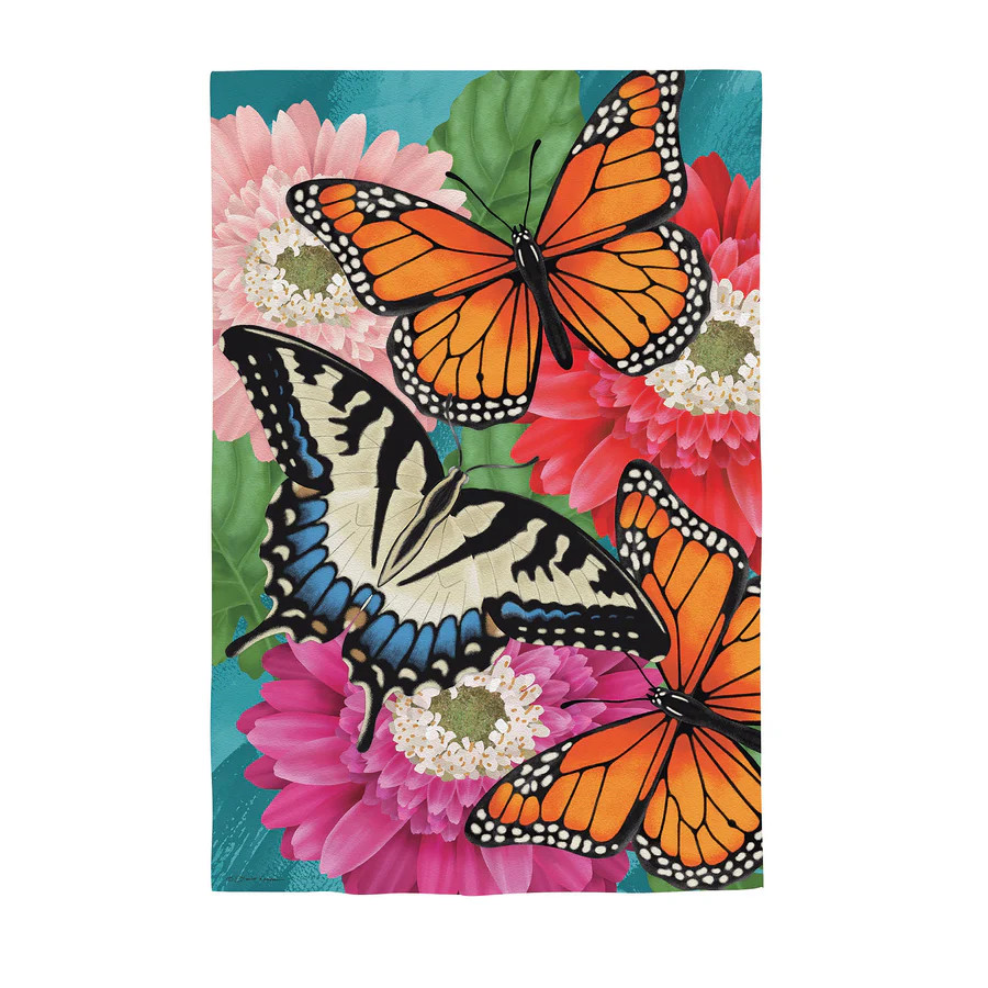 Evergreen Mother Monarch Garden Flag - Thumbnail 5