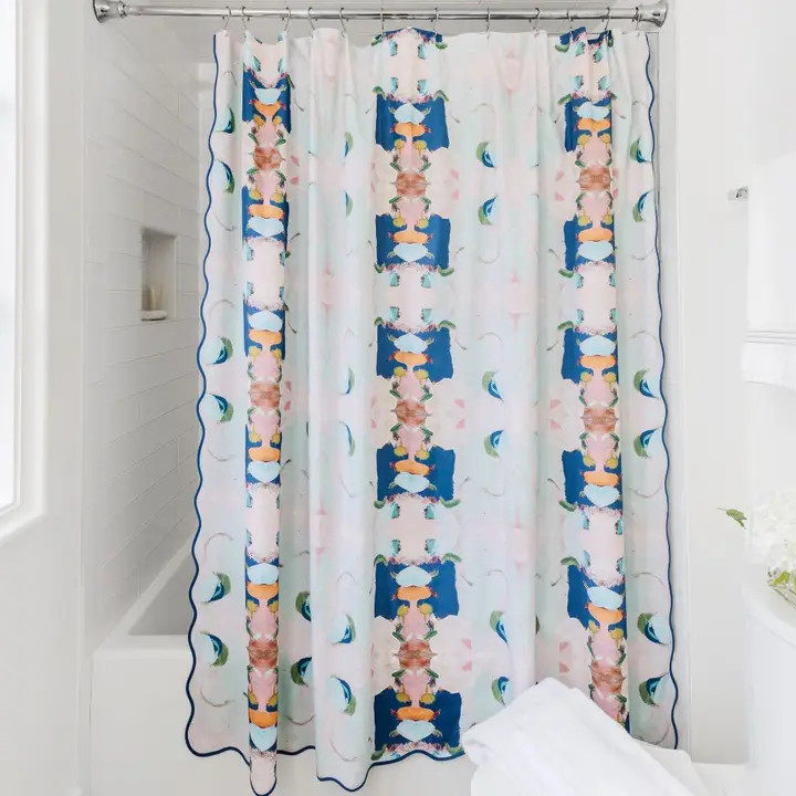 Laura Park Monet's Floral Garden Shower Curtain - Thumbnail 5