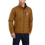 Carhartt Men's Rain Defender Relaxed Fit Lightweight Insulated Jacket-Brown