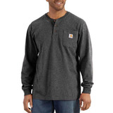 Carhartt Long Sleeve Henley T-Shirt-Carbon Heather Carhartt Long Sleeve Henley T-Shirt-Carbon Heather