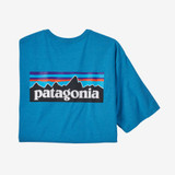 Patagonia Men's P-6 Logo Responsibili-Tee- Anacapa Blue