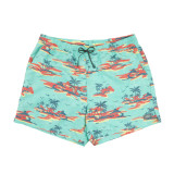 Aftco Men's Strike Print Fishing Swim Trunks - Ocean Wave