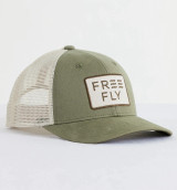 Free Fly Wave Trucker Hat - Capers Green Free Fly Wave Trucker Hat - Capers Green