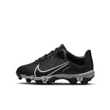 Nike Kids' Hyderdiamond 4 Keystone Softball Cleats: Black/White/Dark Smoke Grey/Wolf Grey