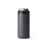 YETI Rambler 12 oz Colster Charcoal BPA Free Slim Can Insulator
