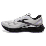 Brooks Women's Adrenaline GTS 23 Running Shoe - Grey/Black/Purple