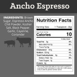 Lane's Ancho Espresso Rub 4.6 oz