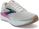 Brooks Women's Ghost 16 Running Shoe - White/Grey/Blue