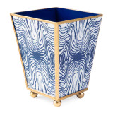 Jaye's Studio Faux Bois Enameled Square Cachepot Planter