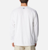 Columbia Men's PFG Solar Stream Long Sleeve Shirt - White