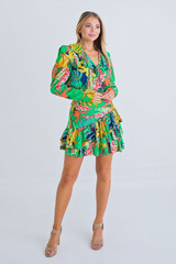 Karlie Ruffle Tropical Dress