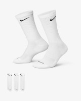 Nike Everyday Plus Cushioned Training Crew Socks - 3 Pack - White/Black