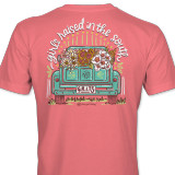 It's a Girl Thing GRITS Truck Tee - Coral