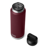 Yeti Rambler 46 Oz Water Bottle with Chug Cap - Wild Vine Red