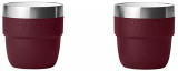 YETI 4 oz. Rambler Stackable Espresso Cups - Wild Vine Red