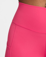 Nike One Women's High Waisted 7/8 Leggings with Pockets - Aster Pink/Black Nike One Women's High Waisted 7/8 Leggings with Pockets - Aster Pink/Black