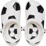 Crocs Toddler Soccer Ball Clogs - White/Black