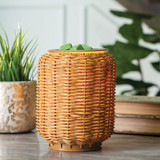 Candle Warmers Etc. Wicker Lantern Illumination Fragrance Warmer Candle Warmers Etc. Wicker Lantern Illumination Fragrance Warmer