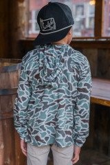 Burlebo Youth Performance Hoodie - Retro Duck Camo Burlebo Youth Performance Hoodie - Retro Duck Camo
