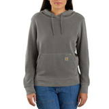 Carhartt Women's Relaxed Fit Midweight Garment Dyed French Terry Hooded Sweatshirt - Shadow Carhartt Women's Relaxed Fit Midweight Garment Dyed French Terry Hooded Sweatshirt - Shadow
