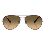 Ray-Ban Aviator – Havana on Gunmetal/Brown Vintage Gradient
