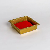 India Handicrafts Gilded Cocktail Napkin Set