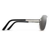 Suncloud Aviator Polarized Sunglasses – Silver/Polarized Gray Lens