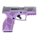 Taurus GX2 3.38" 9MM Pistol W/ (2)13rd Mags, Light Purple/SS