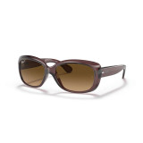 Ray-Ban Jackie Ohh – Transparent Dark Brown/Brown Gradient