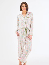 Mary Square Women's Charlotte Satin Pant Set - Ivy Lane Ivory Mary Square Women's Charlotte Satin Pant Set - Ivy Lane Ivory