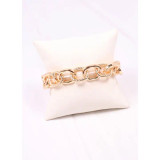 Caroline Hill Mason Link Stretch Bracelet Gold Caroline Hill Mason Link Stretch Bracelet Gold