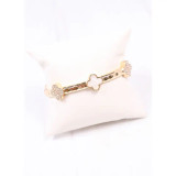 Caroline Hill Vivane Clover Stretch Bracelet Gold Caroline Hill Vivane Clover Stretch Bracelet Gold