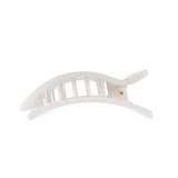 Teleties Coconut White Medium Flat Rectangle Hair Clip Teleties Coconut White Medium Flat Rectangle Hair Clip