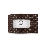 Teleties Truly Taupe Quilted Medium Flat Rectangle Hair Clip Teleties Truly Taupe Quilted Medium Flat Rectangle Hair Clip