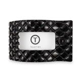 Teleties Jet Black Quilted Large Flat Rectangle Hair Clip Teleties Jet Black Quilted Large Flat Rectangle Hair Clip