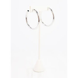 Caroline Hill Nielsen Hoop Earring Shiny Silver Caroline Hill Nielsen Hoop Earring Shiny Silver