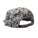 Local Boy Men's Perforated Flat Brim Hat Leather Patch - Localflage Local Boy Men's Perforated Flat Brim Hat Leather Patch - Localflage