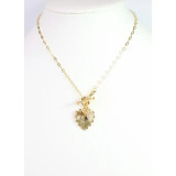 Caroline Hill Sharma Charm Necklace Gold