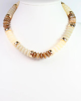 Caroline Hill Eye Candy Beaded Necklace Ivory Caroline Hill Eye Candy Beaded Necklace Ivory