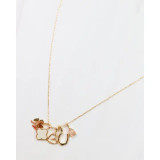 Caroline Hill All the Luck Charm Necklace Set Gold