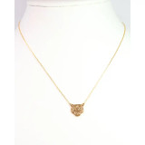 Caroline Hill The World Is A Jungle Tiger Necklace Gold Caroline Hill The World Is A Jungle Tiger Necklace Gold