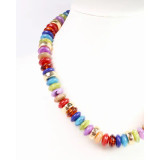 Caroline Hill Eye Candy Beaded Necklace Dark Multi Caroline Hill Eye Candy Beaded Necklace Dark Multi