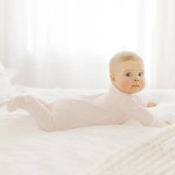 Magnolia Baby Mini Checks Footie - Pink Magnolia Baby Mini Checks Footie - Pink