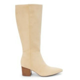 Matisse “Fern” Western Boot — Natural Suede