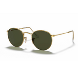 Ray-Ban Round Metal Sunglasses – Matte Gold/Brown Flash Ray-Ban Round Metal Sunglasses – Matte Gold/Brown Flash