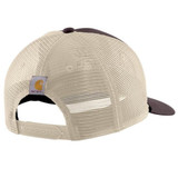 Carhartt Canvas Mesh-Back Dog Patch Cap - Dark Sepia Carhartt Canvas Mesh-Back Dog Patch Cap - Dark Sepia